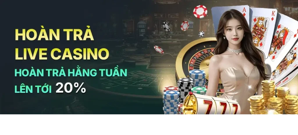 789k77 Live casino hoàn trả hàng tuần lên đến 20%